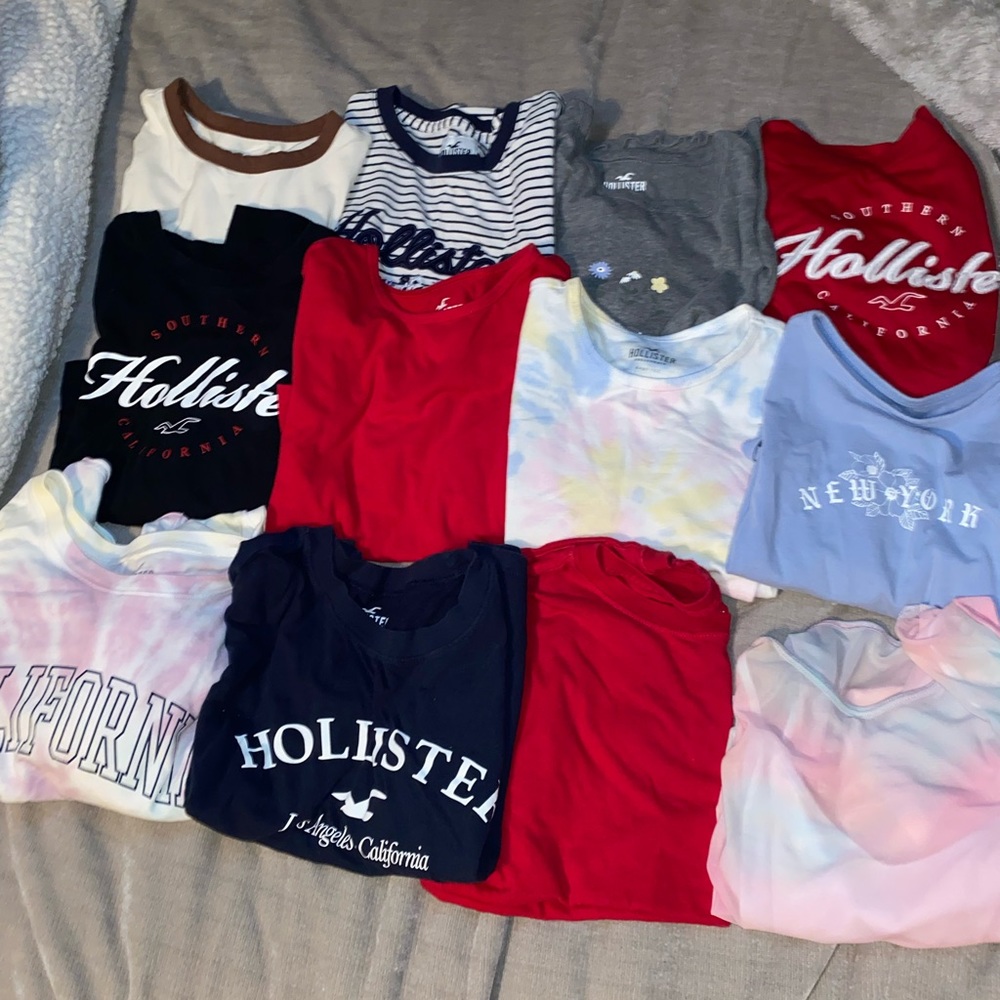 12 Pack of Hollister Shirts